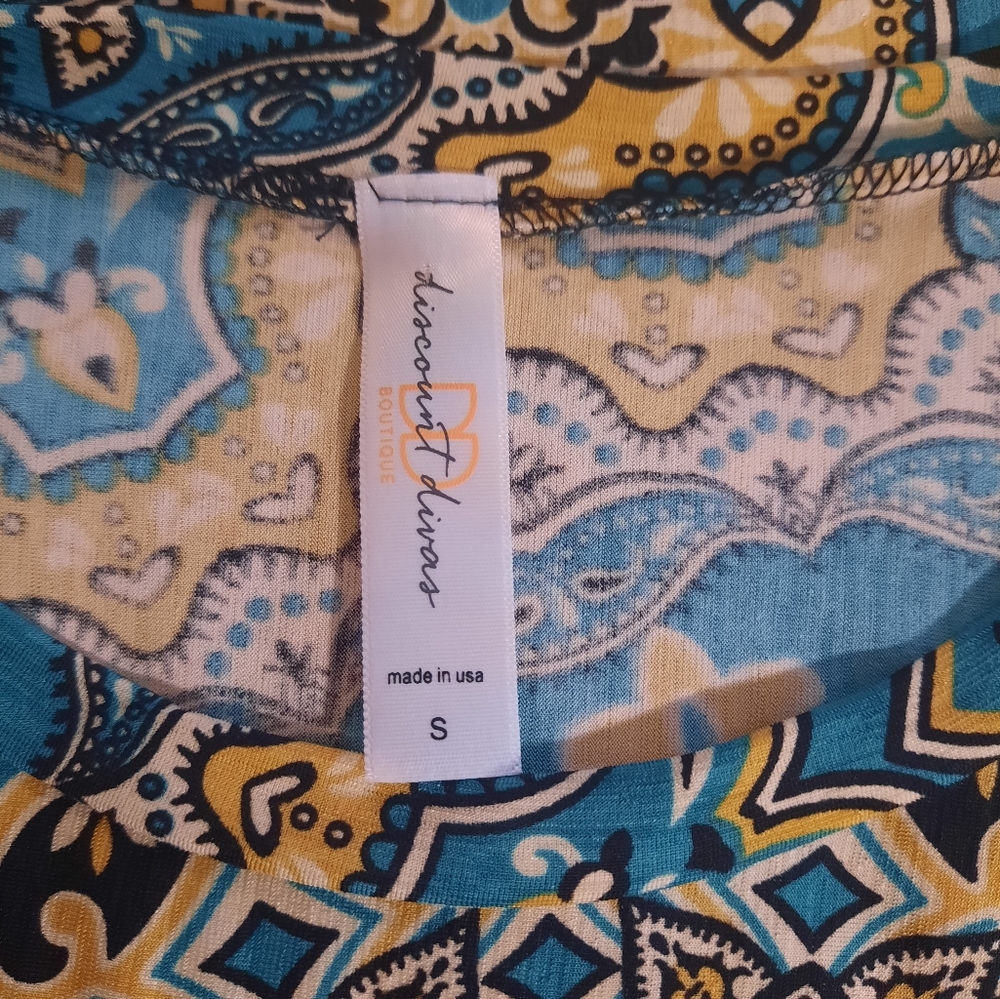 Discount divas boho stretchy dress small *P - Picture 2 of 5